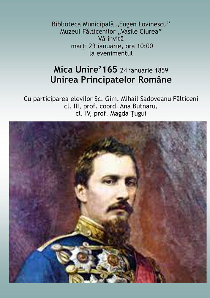 24 Ianuarie 1859 - Unirea Principatelor Române