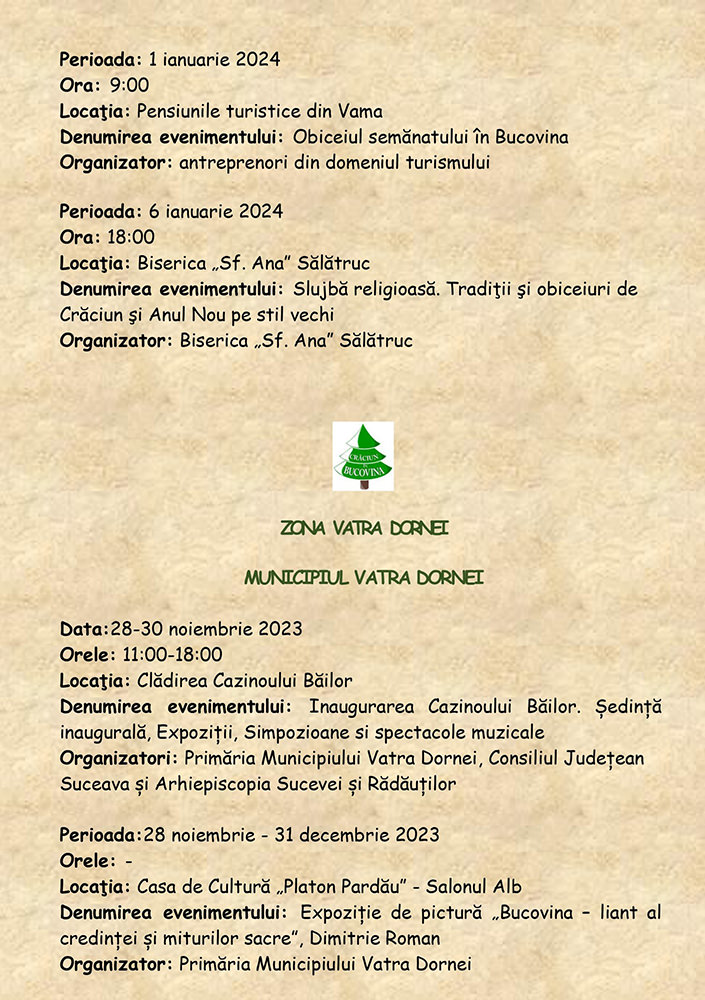 Crăciun în Bucovina (2023)