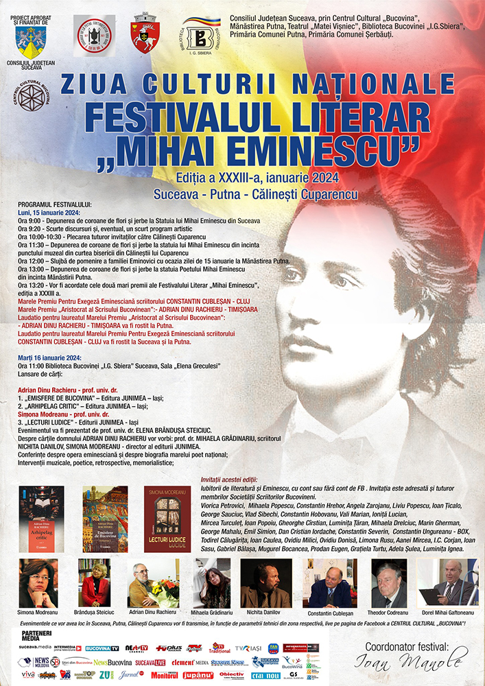 Festivalul Literar Mihai Eminescu (2024)