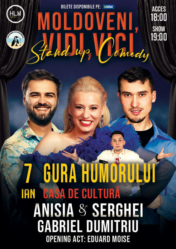 Stand-up comedy cu Anisia Gafton, Serghei și Gabriel Dumitriu