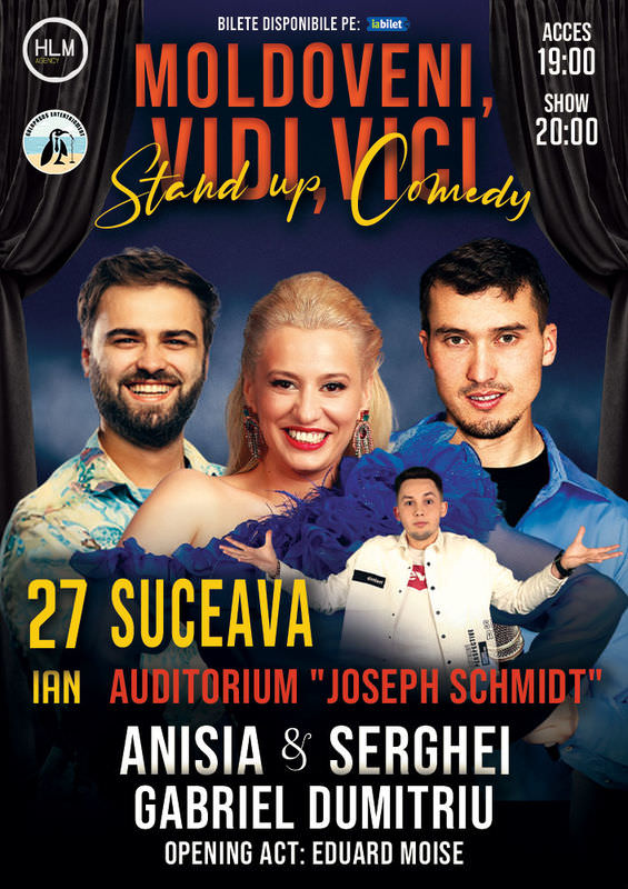Stand-up comedy cu Anisia Gafton, Serghei și Gabriel Dumitriu