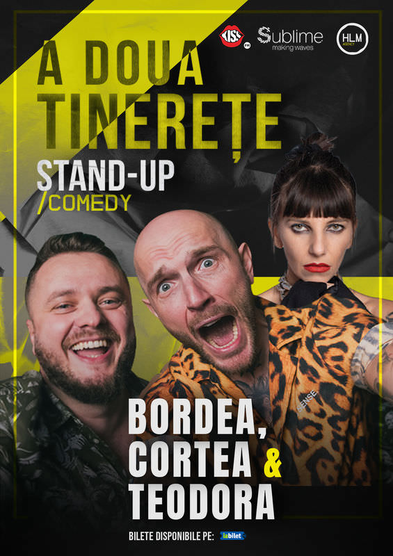 Stand-up comedy cu Cătălin Bordea, Nelu Cortea și Teodora Nedelcu