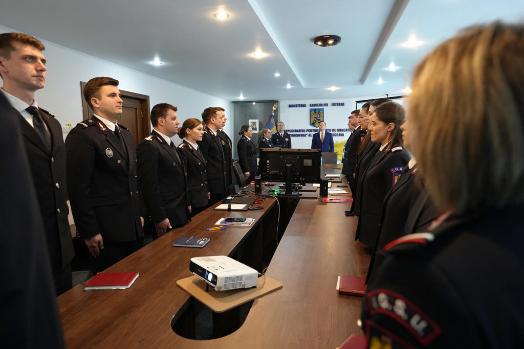 La ISU Suceava a avut loc evaluarea activității pompierilor militari suceveni în anul 2023