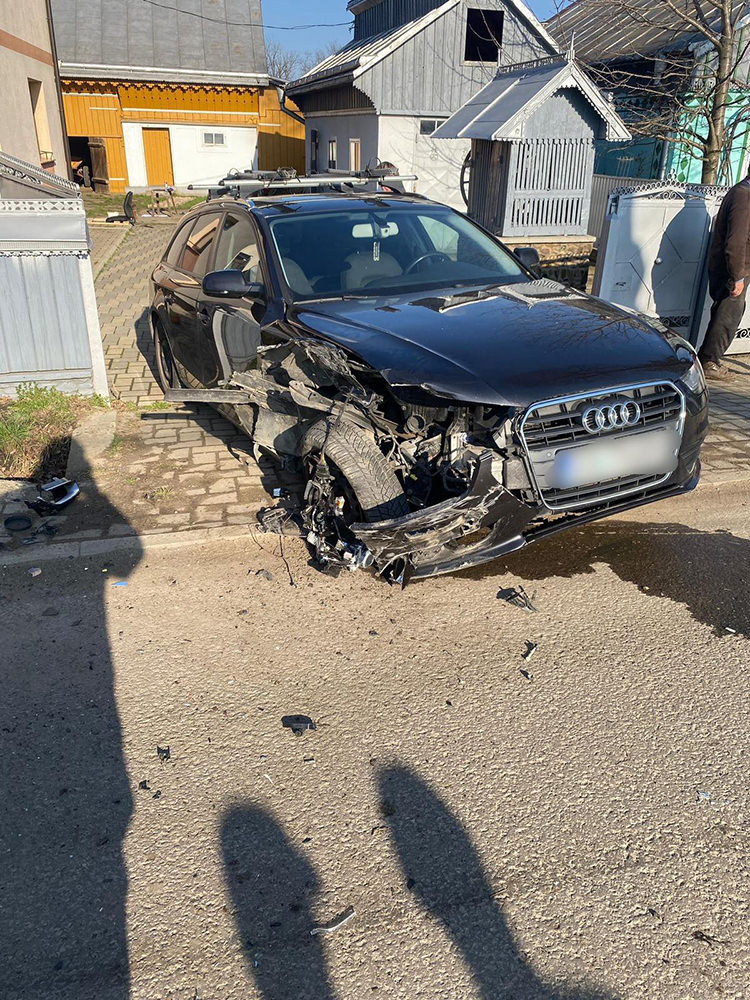 Accident rutier în localitatea Stroiești