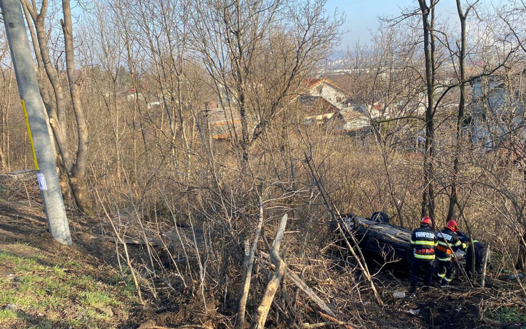 Accident rutier în municipiul Suceava