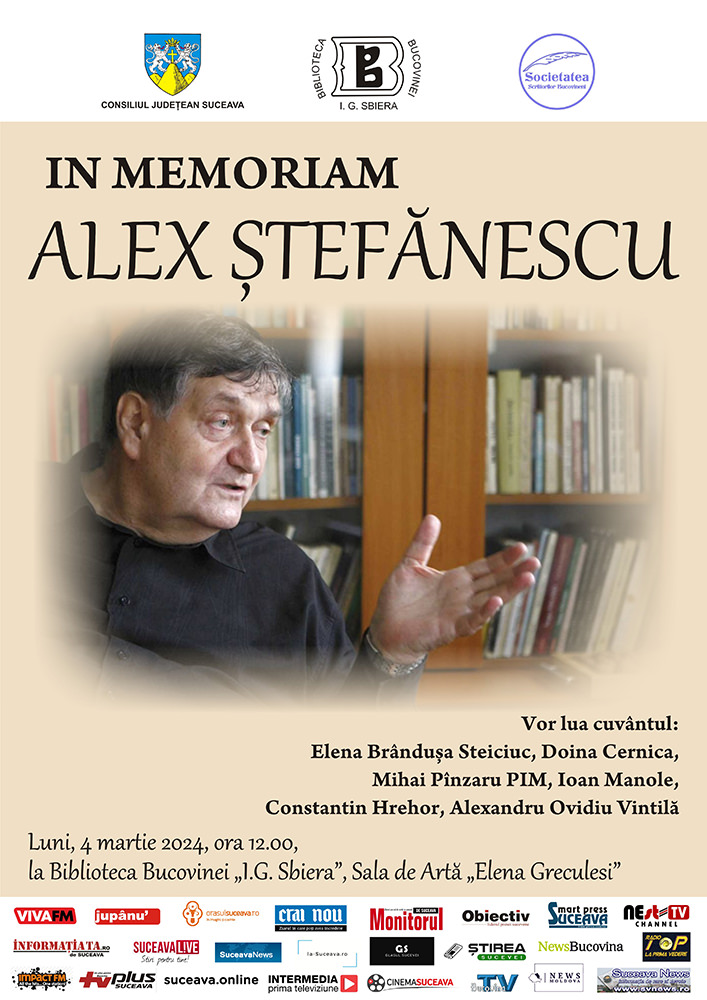 In Memoriam Alex Ștefănescu
