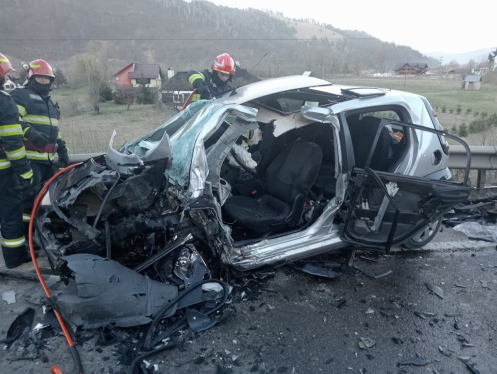 Accident rutier în orașul Frasin