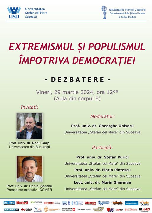 Extremismul și populismul împotriva democrației
