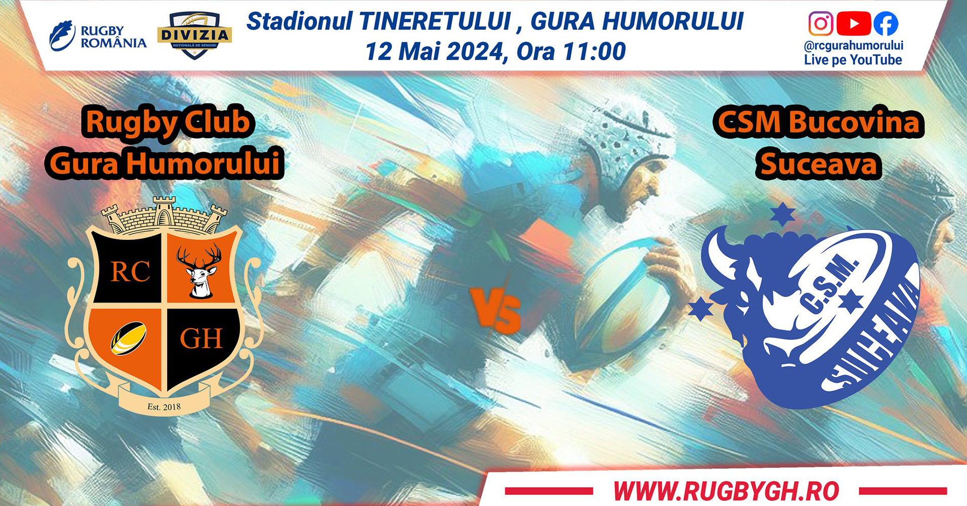 Rugby Club (RC) Gura Humorului - Clubul Sportiv Municipal (CSM) Bucovina Suceava