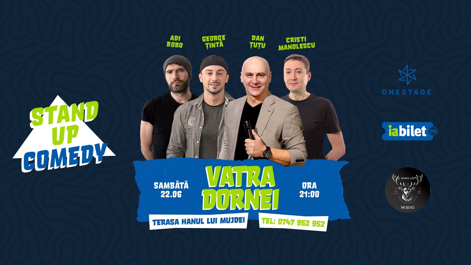 Stand-up comedy cu Adi Bobo, George Țintă, Dan Țuțu și Cristi Manolescu