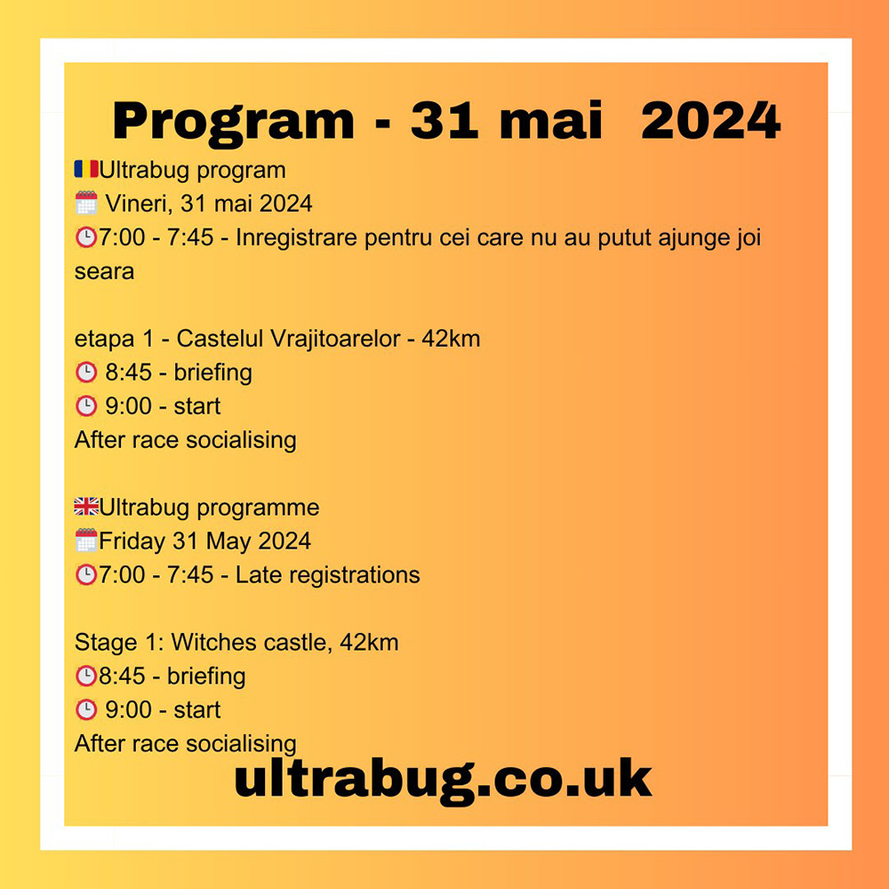 Ultrabug (2024) - program