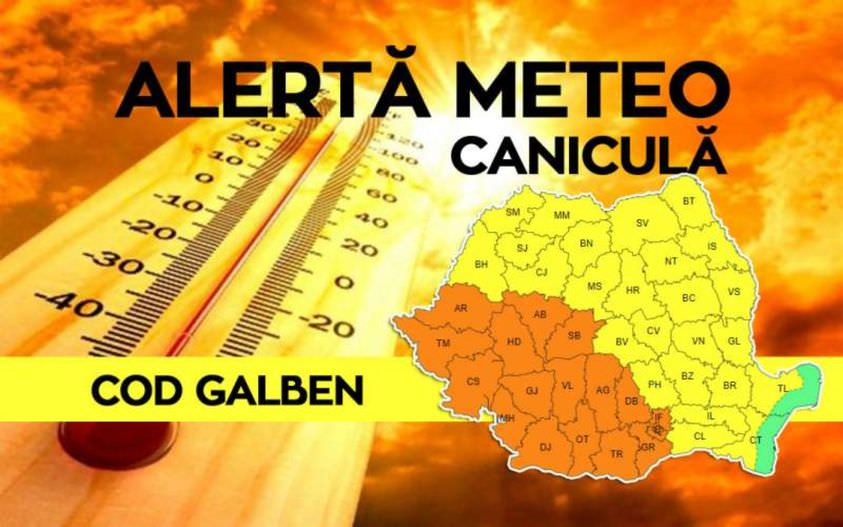 ANM a emis o atenționare meteorologică pentru județul Suceava