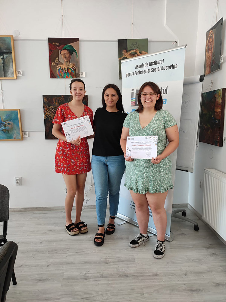 Asociația Institutul Bucovina a găzduit două studente voluntare din Spania în cadrul programului Erasmus