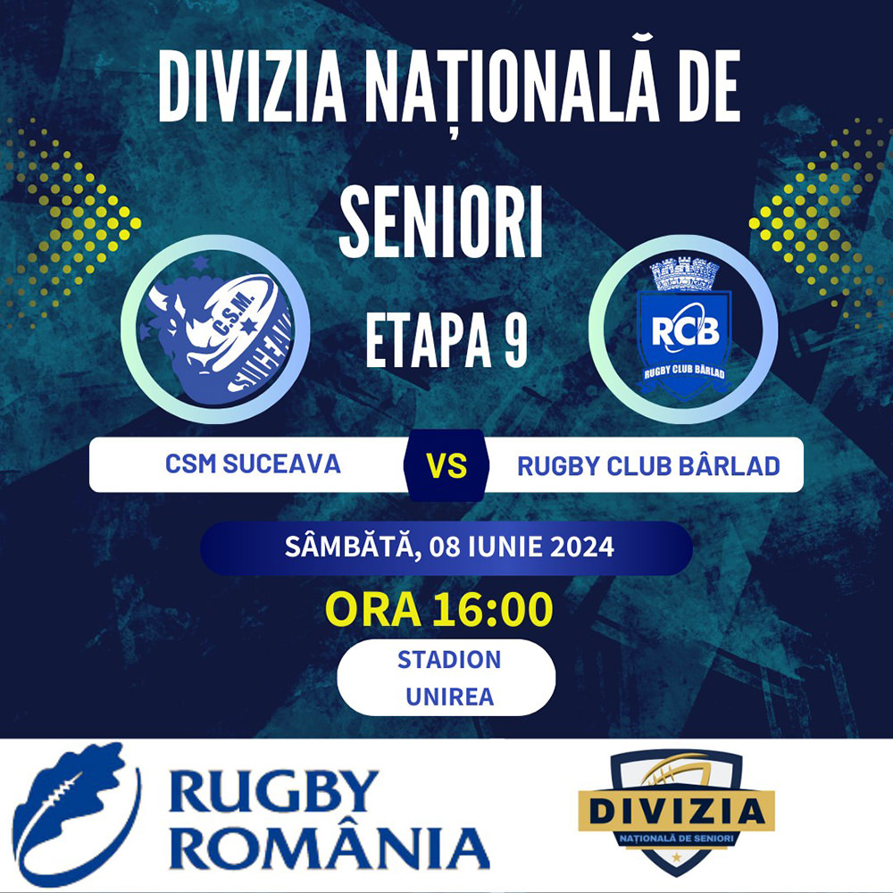 Clubul Sportiv Municipal (CSM) Bucovina Suceava - Rugby Club (RC) Bârlad