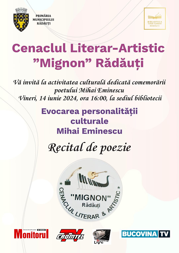 Evocarea personalității culturale Mihai Eminescu