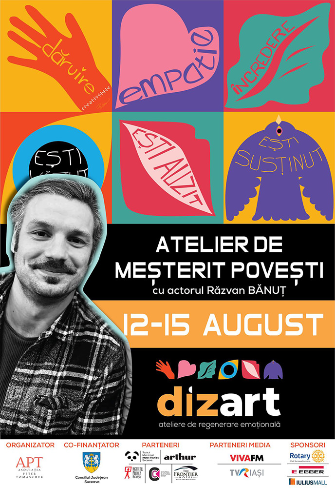 Atelier de meșterit povești cu actorul Răzvan Bănuț