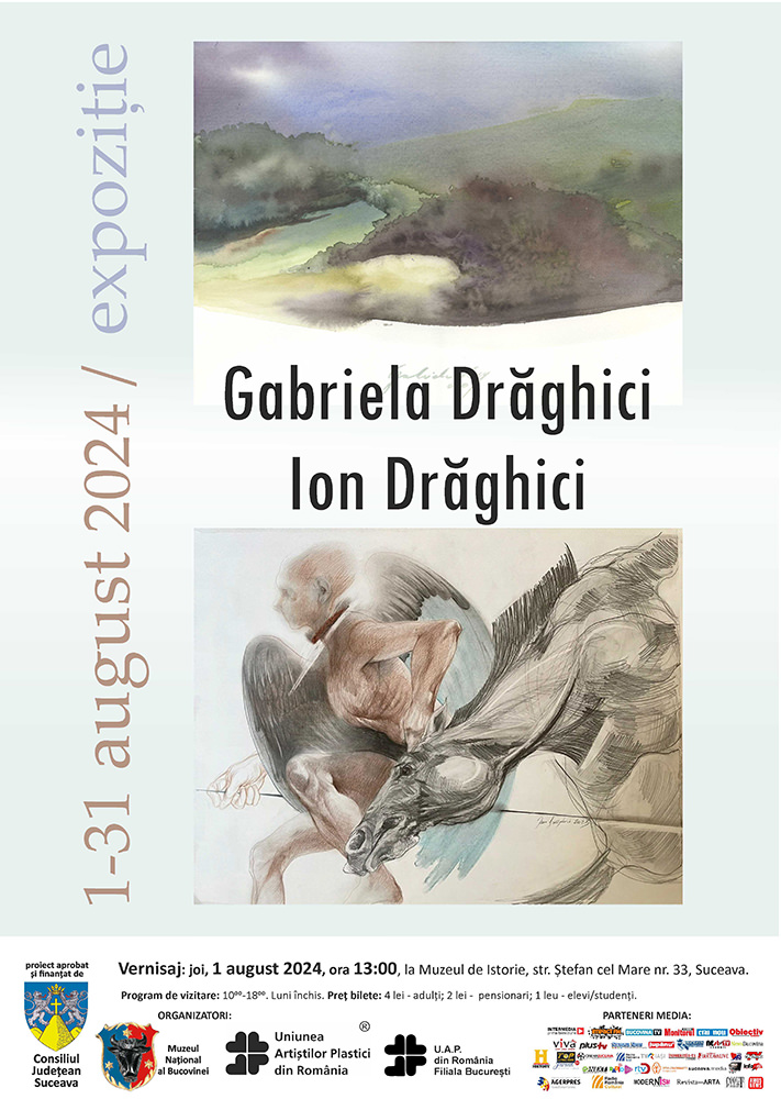 Gabriela Drăghici și Ion Drăghici - expoziție de pictură și grafică