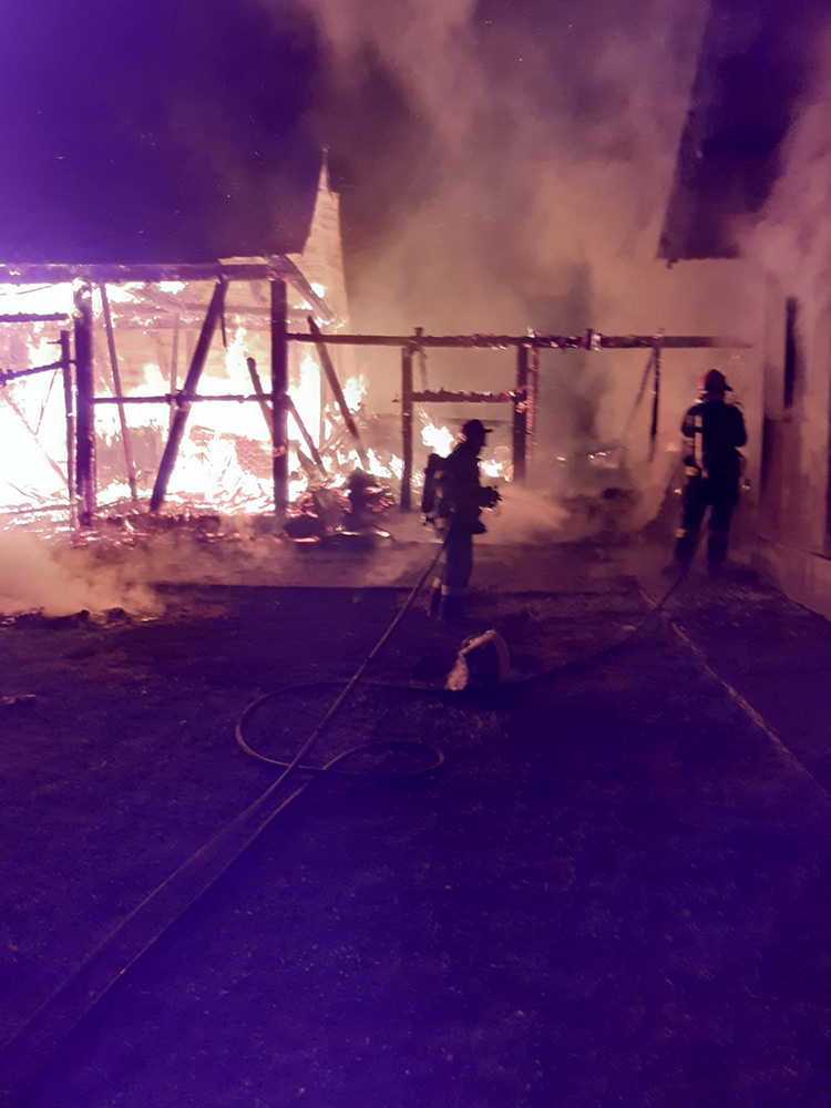 Incendiu în localitatea Vășcăuți