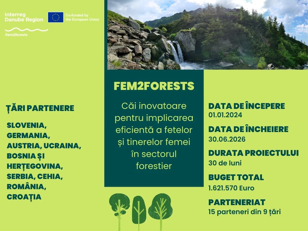 Universitatea Ștefan cel Mare din Suceava lansează proiectul Fem2forest
