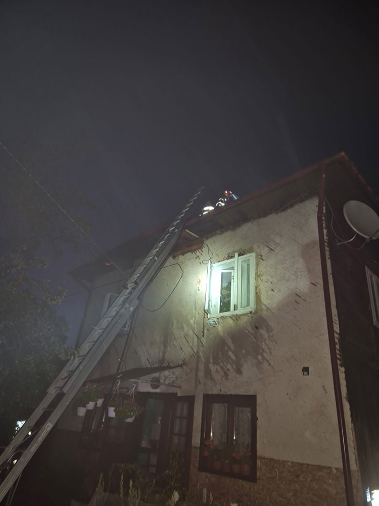 Incendiu în localitatea Frumosu