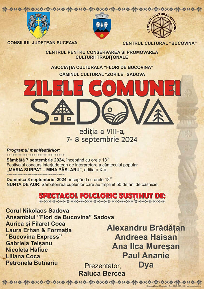 Zilele Comunei Sadova (2024)