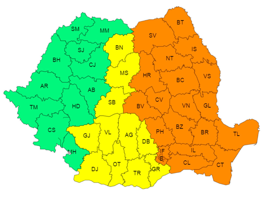 ANM a emis două atenționări meteorologice pentru județul Suceava