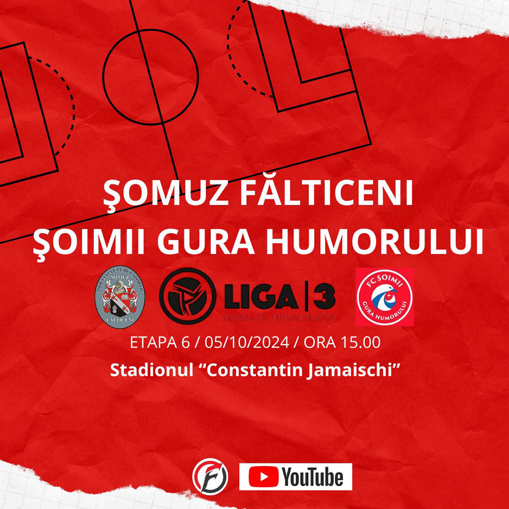 Asociația Clubul Sportiv (ACS) Șomuz Fălticeni - Fotbal Club (FC) Șoimii Gura Humorului