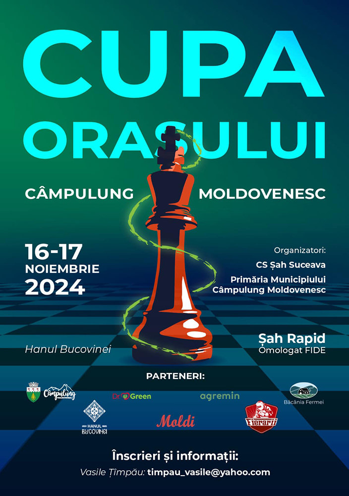 Cupa Orașului Câmpulung Moldovenesc la șah