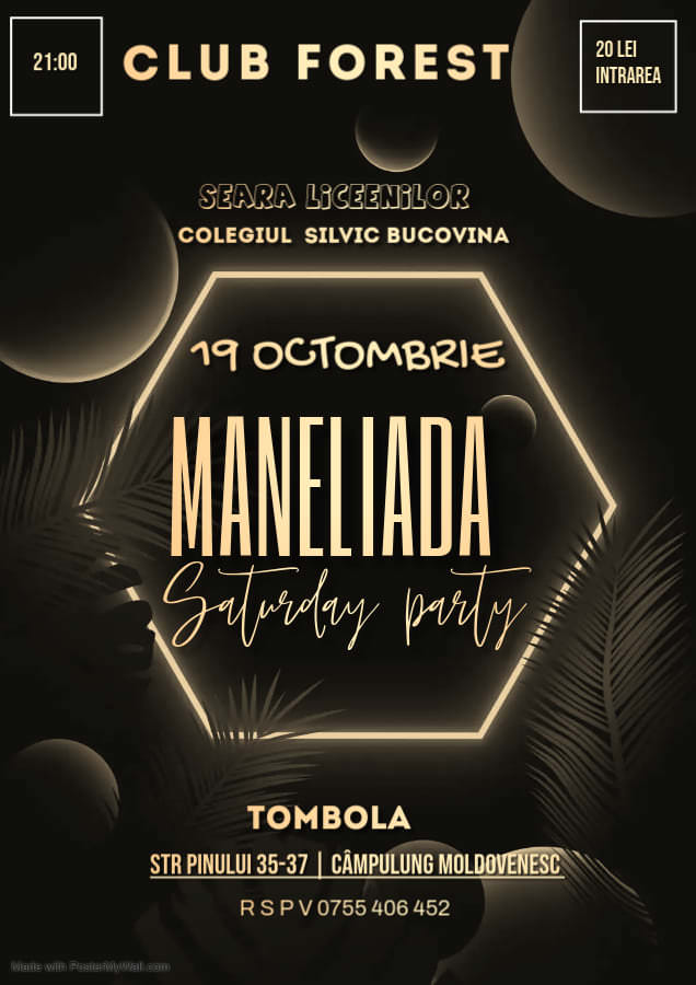 Maneliada Saturday Party