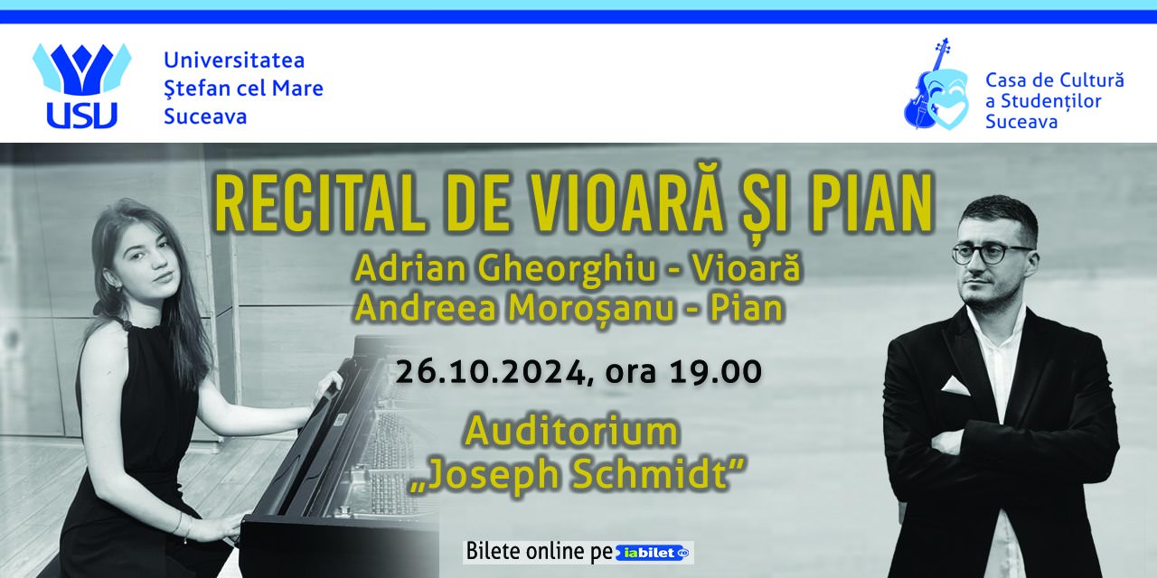 Recital de vioară și pian