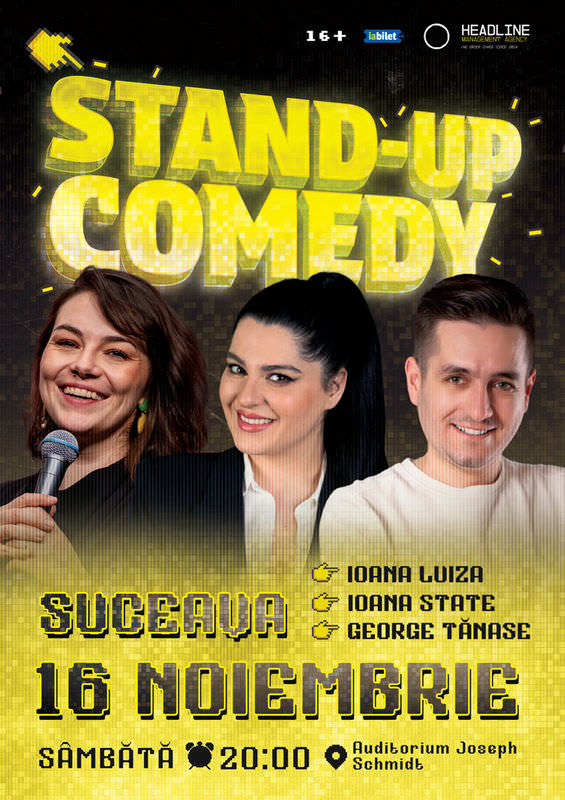 Stand-up comedy cu George Tănase, Ioana State și Ioana Luiza