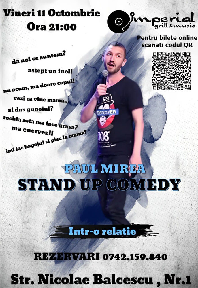 Stand-up comedy cu Paul Mirea