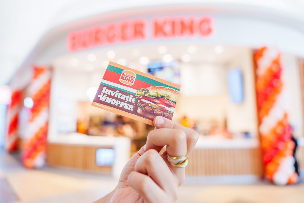 Lanțul internațional de restaurante BURGER KING va deschide, pe 14 noiembrie, prima sa locație din Suceava, în Iulius Mall