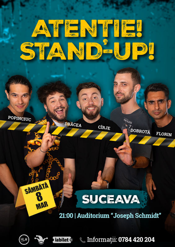 Stand-up comedy cu Drăcea, Mădălin Cîrje, Florin Gheorghe, Alex Dobrotă și Mirel Popinciuc