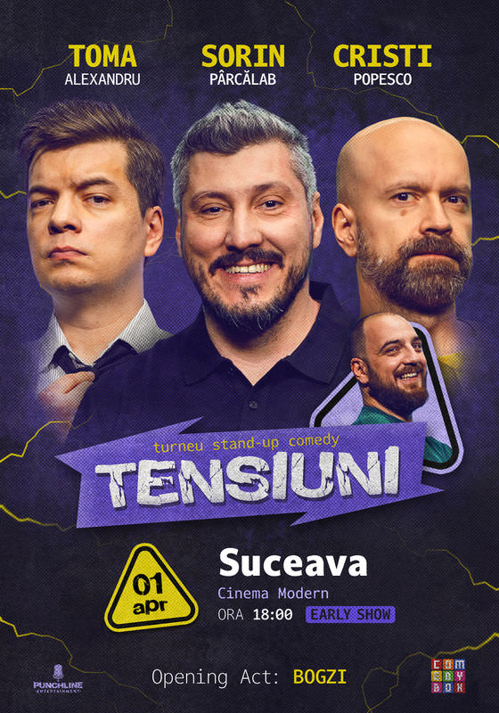 Stand-up comedy cu Sorin Pârcălab, Toma și Cristi Popesco