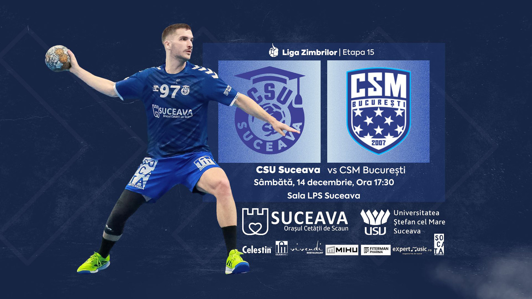 Clubul Sportiv Universitar (CSU) Suceava - Clubul Sportiv Municipal (CSM) București