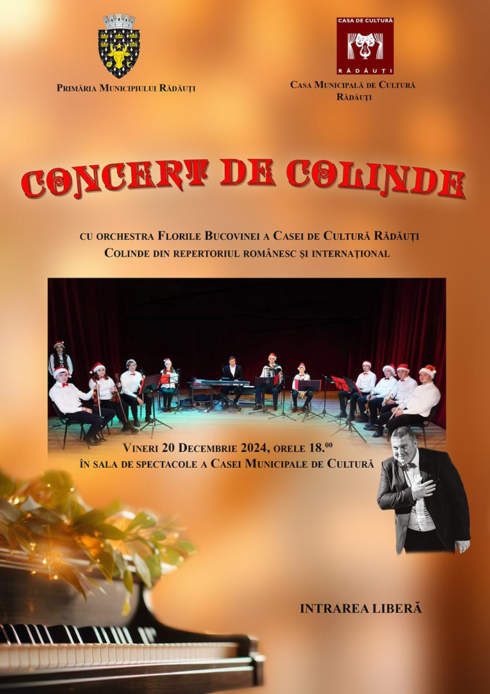 Concert de colinde din repertoriul românesc și internațional