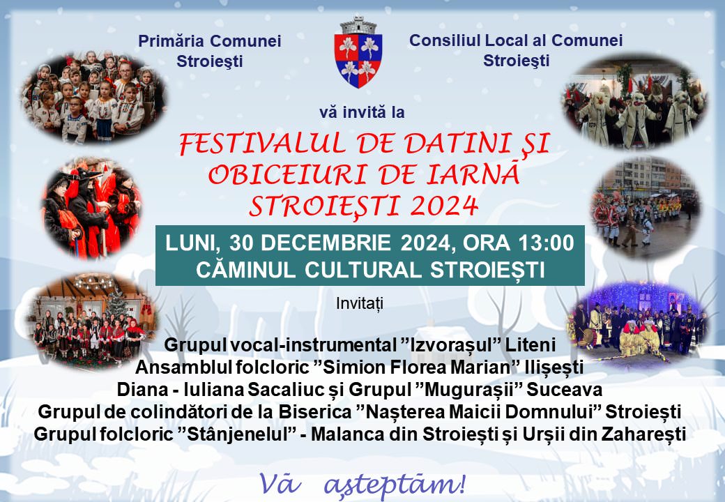 Festivalul de Datini și Obiceiuri de Iarnă (2024) (Stroiești)