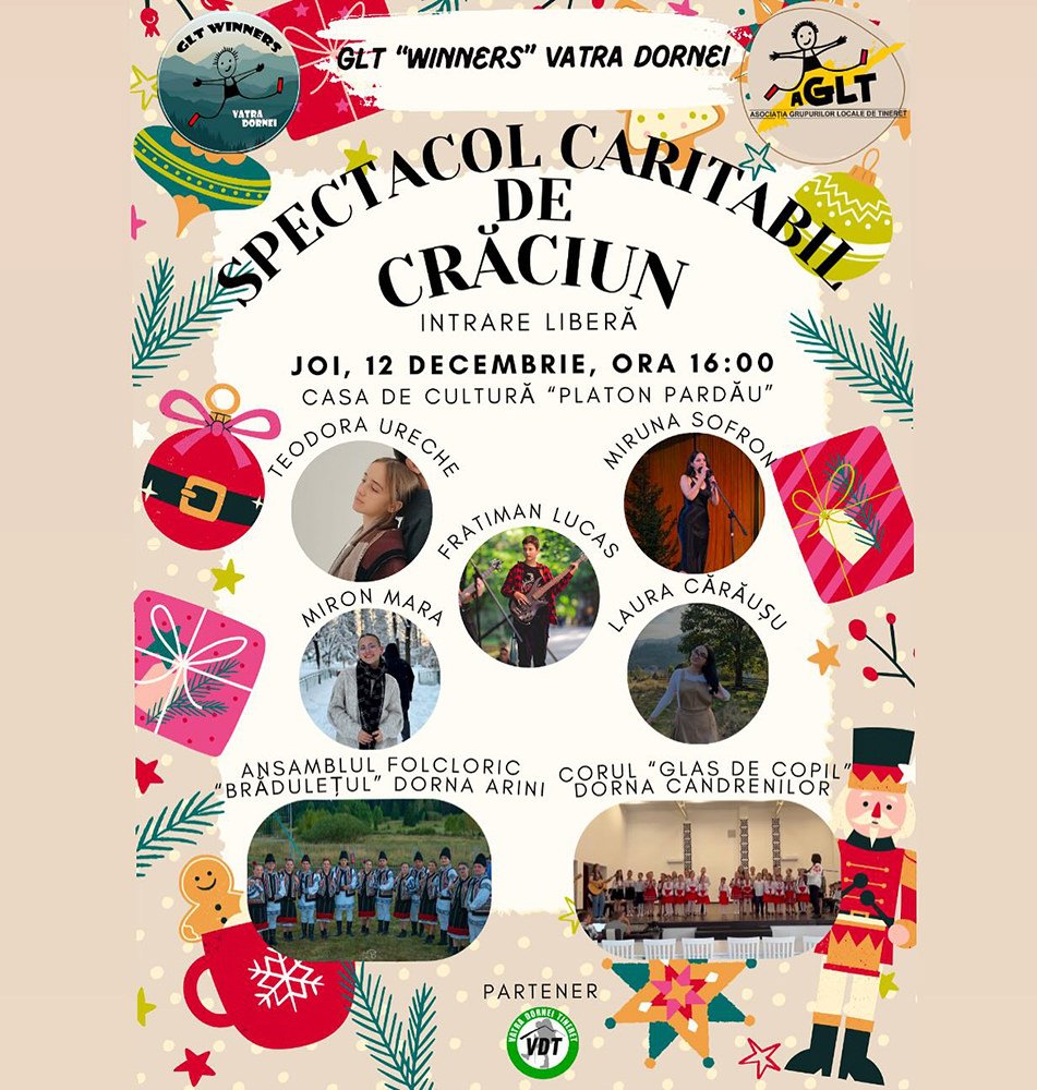 Spectacol caritabil de Crăciun