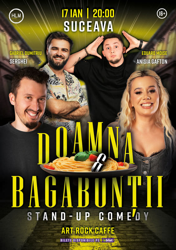 Stand-up comedy cu Anisia Gafton, Serghei și Gabriel Dumitriu