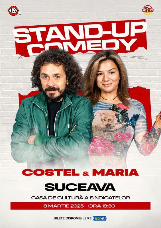 Stand-up comedy cu Maria Popovici și Costel