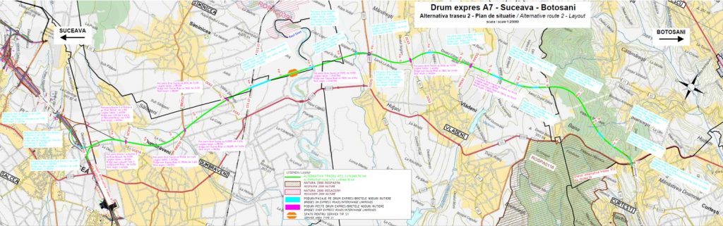 A fost avizat traseul drumului expres Suceava - Botoșani