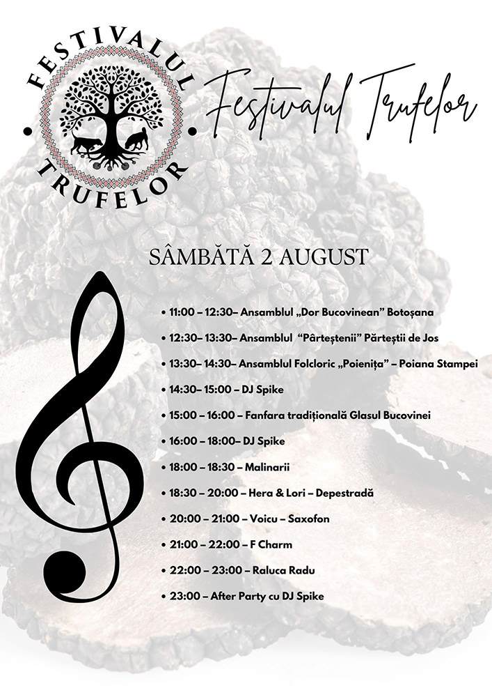 Festivalul Trufelor (2025) - program