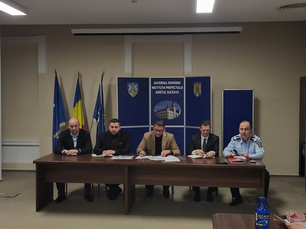 Ședință extraordinară a Comitetului Județean pentru Situații de Urgență Suceava