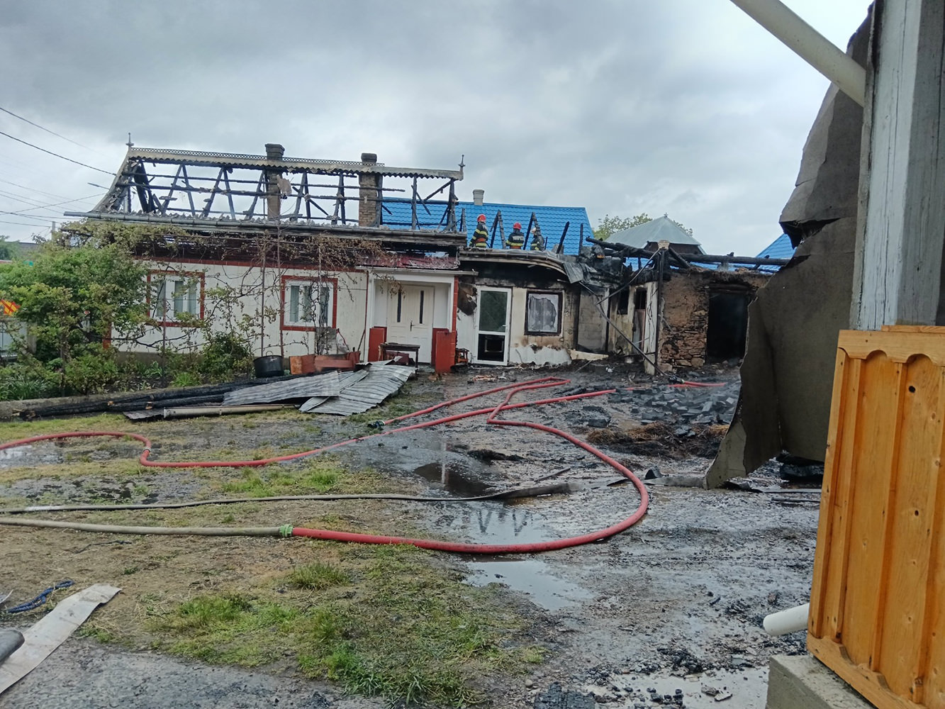 Incendiu la o gospodărie din localitatea Costișa