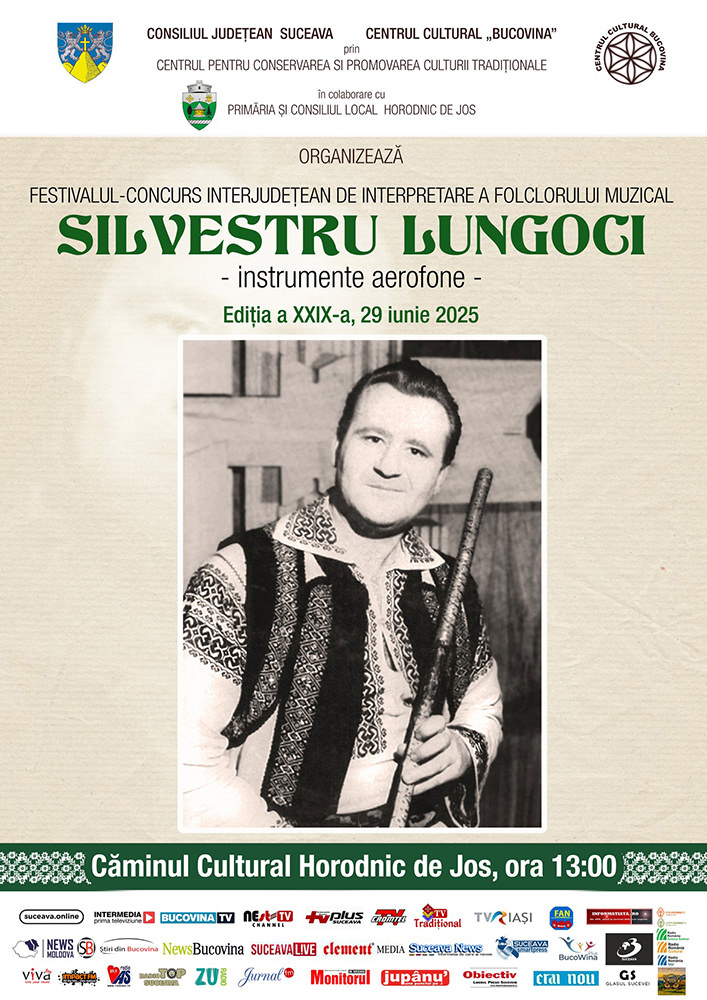 Festivalul-concurs interjudețean de interpretare a folclorului muzical Silvestru Lungoci (2025)
