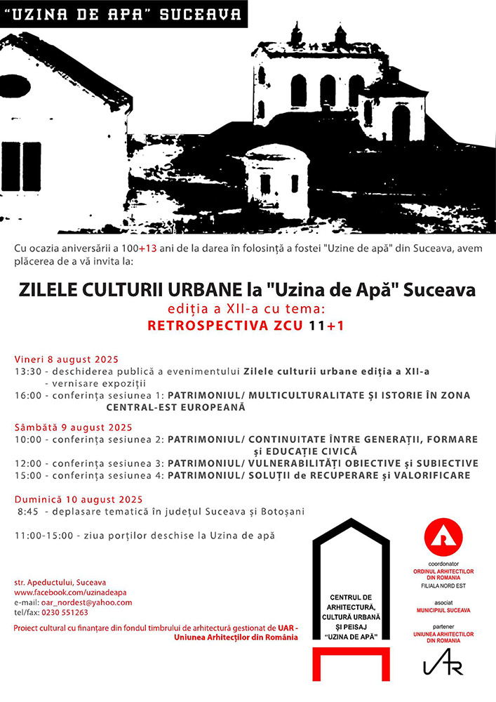 Zilele Culturii Urbane (2025)