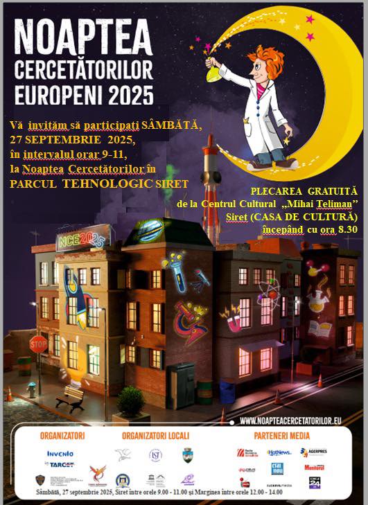 Noaptea Cercetătorilor Europeni (2025) (Siret)