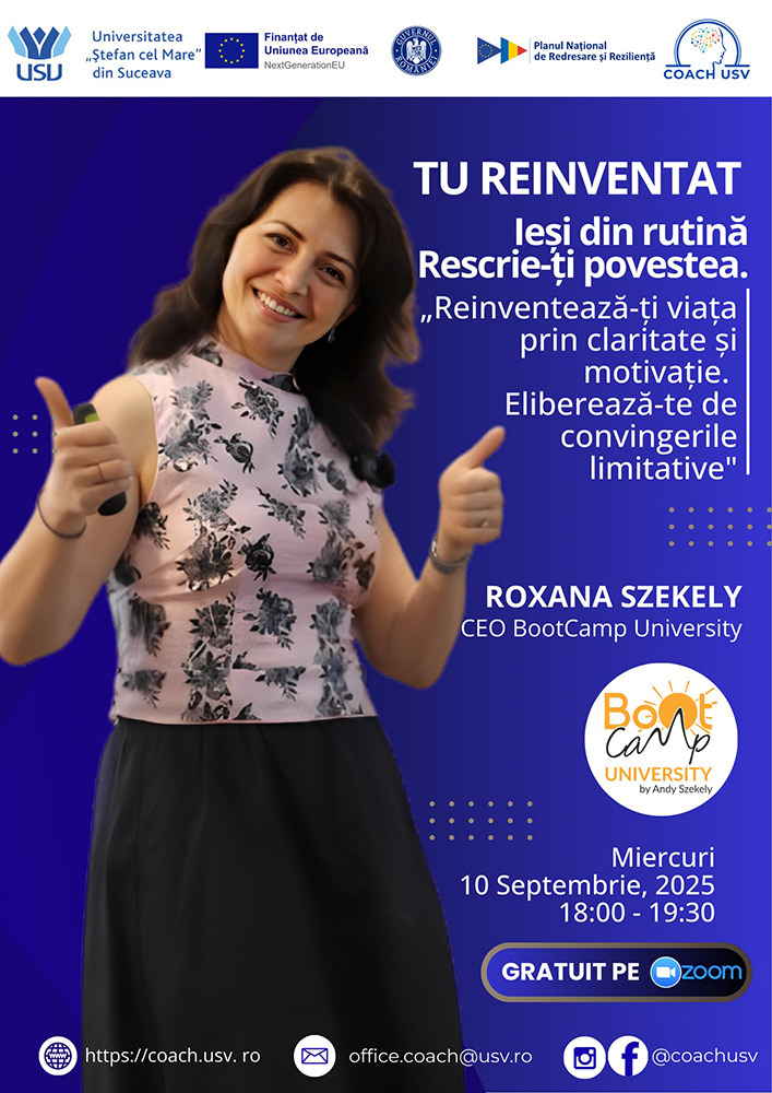 Tu reinventat - Ieși din rutină. Rescrie-ți povestea