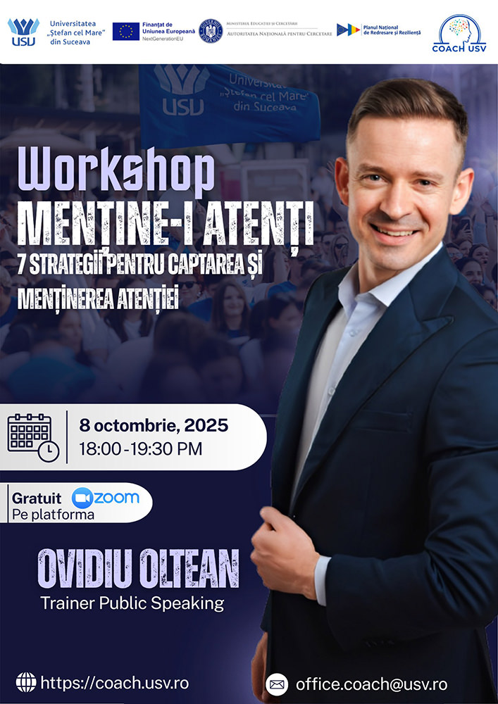 Menține-i atenți. Șapte strategii pentru captarea și menținerea atenției